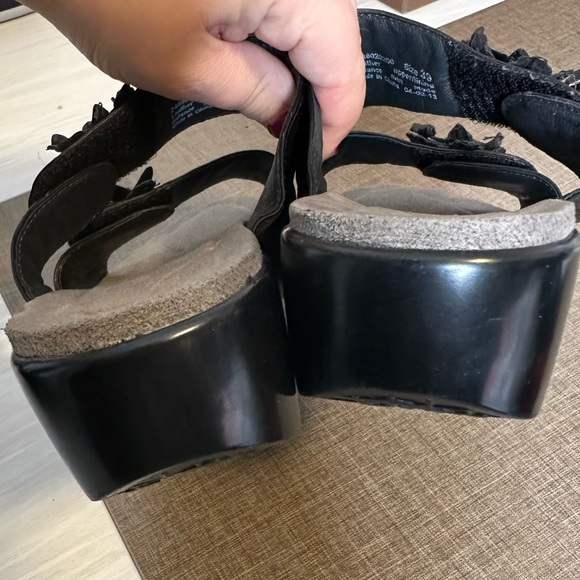 Dansko Donna Sandals 39 8.5-9 Leather Strappy Mule Clog - Picture 8 of 13